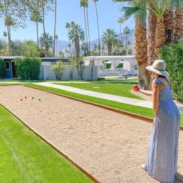 GoSports 100 mm Regulation Bocce Set with 8 Balls, Pallino, Case and Measuring Rope - Premium Official Size Set