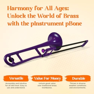 Lightweight pBone Plastic Trombone for Students & Beginners