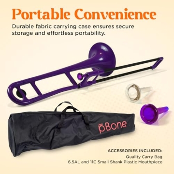 Lightweight pBone Plastic Trombone for Students & Beginners