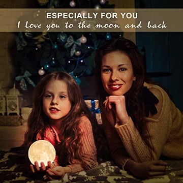 Mydethun 3D Moon Lamp - Unique Gift & Home Décor