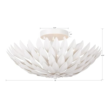 Elegant Crystorama Broche 4 Light Chandelier Lighting Gift