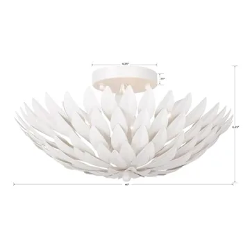 Elegant Crystorama Broche 4 Light Chandelier Lighting Gift