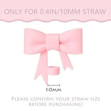 HIUSITY Bow Straw Covers – Cute Accessories for Stanley Cups