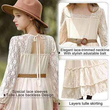 Elegant Boho Toddler Dress for Weddings and Parties