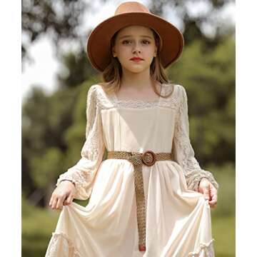 Elegant Boho Toddler Dress for Weddings and Parties