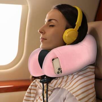 urnexttour Travel Pillow and Blanket Set for Comfort