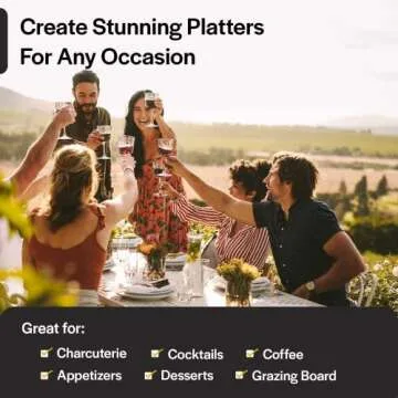 Thirteen Chefs Wine Barrel Serving Tray 20" Round