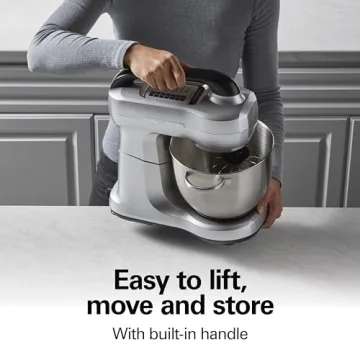 Hamilton Beach Stand Mixer with 7 Speeds and Attachments