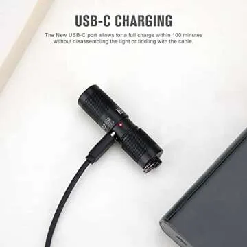 OLIGHT I1R 2 Pro Eos 180 Lumens EDC Rechargeable Keychain Flashlight, Powered by Built-in Rechargeable Battery with Type-C USB Cable, Slim Mini Handheld Light for Everyday Carry (Black)