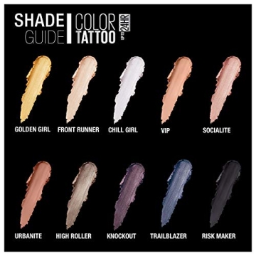 Maybelline Color Tattoo Waterproof Eyeshadow for All-Day Shine