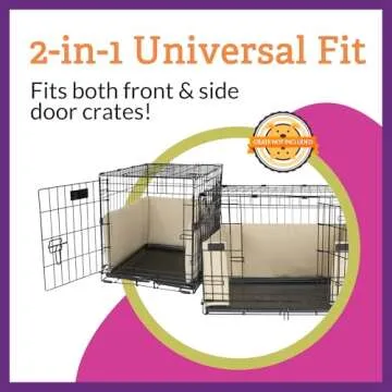 Pet Dreams Dog Crate Bumper - Comfy Liner & Tail Protector for Crates