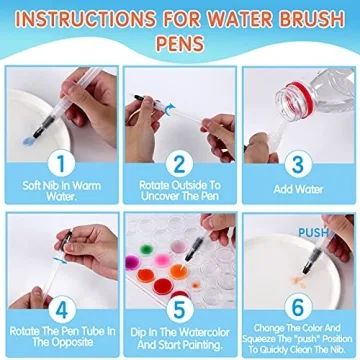 48 Colors Washable Watercolor Paint Set for Artists and Kids