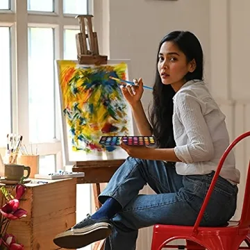 48 Colors Washable Watercolor Paint Set for Artists and Kids