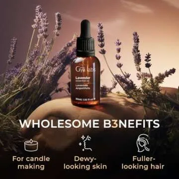 Gya Labs Lavender Essential Oil - Pure Aroma for Skin & Hair