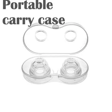 haakaa Silicone Nipple Aspirators - Nipple Corrector for Breastfeeding Mom with Flat or Inverted Nipples, BPA Free