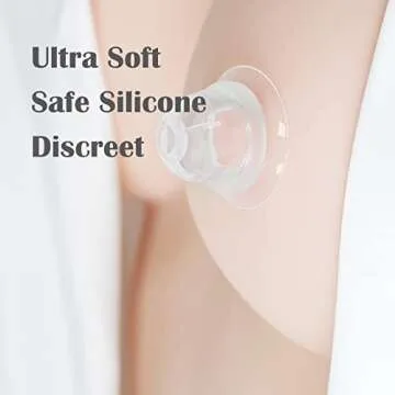 haakaa Silicone Nipple Aspirators - Nipple Corrector for Breastfeeding Mom with Flat or Inverted Nipples, BPA Free