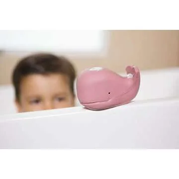 HEVEA Ingeborg The Whale Bath Toy. Upcycled Rubber, Plant Based, Plastic-Free, Eco-Friendly & BPA-Free