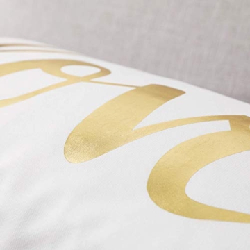 Stylish Black and Gold Throw Pillow Covers for Home Decor