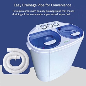 Garatic Portable Compact Twin Tub Washing Machine