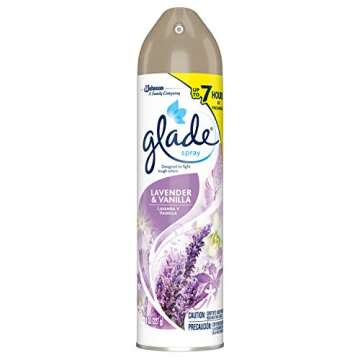 Glade Air Freshener, Room Spray, Lavender & Vanilla, 8 Oz, 12 Count