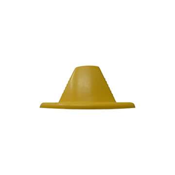 Shepherd Hardware 3763 Heavy Duty Jumbo Rubber Door Wedge, Yellow, 3-1/2 Inch