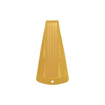 Shepherd Hardware 3763 Heavy Duty Jumbo Rubber Door Wedge, Yellow, 3-1/2 Inch
