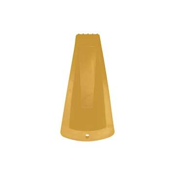 Shepherd Hardware 3763 Heavy Duty Jumbo Rubber Door Wedge, Yellow, 3-1/2 Inch