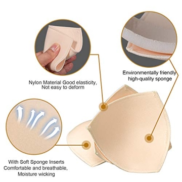 TopBine Bra Pads Inserts for Support and Style