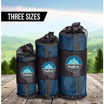 Youphoria Yoga Towel (24 x 72) - Ultra Soft, Sweat Absorbent, Non Slip Bikram Hot Yoga Towels - Perfect For Hot Yoga, Pilates, Gym, And More