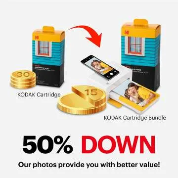 KODAK Dock Plus Instant Photo Printer with Sheets