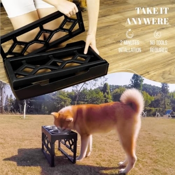 AVERYDAY Elevated Dog Bowls Stand for Healthy Eating