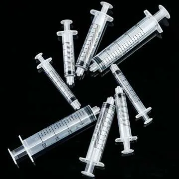 TecUnite 20 Pack Syringes for Crafting and Pet Care