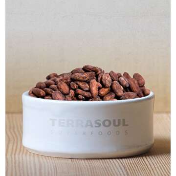 Terrasoul Raw Organic Criollo Cacao Beans - 16 Oz
