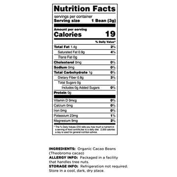 Terrasoul Raw Organic Criollo Cacao Beans - 16 Oz