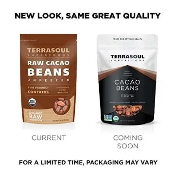 Terrasoul Raw Organic Criollo Cacao Beans - 16 Oz