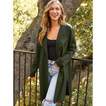 Trendy Women's Cardigan Coat for Fall and Winter