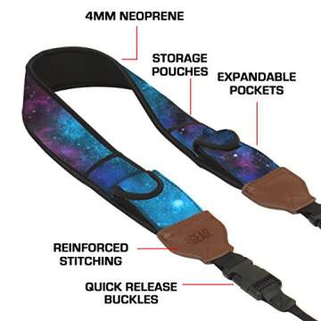 Ultimate Comfort Camera Neck Strap with Storage & Style