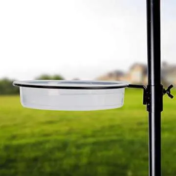 yosager 91" x 23" Premium Bird Feeding Station Kit, Bird Feeder Pole Wild Bird Feeder Hanging Kit with Metal Suet Feeder Bird Bath for Bird Watching Birdfeeder Planter Hanger