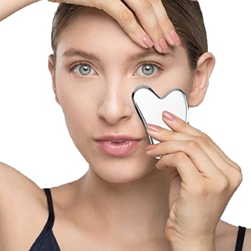 AURUZA Gua Sha Facial Tool for Lymphatic Drainage