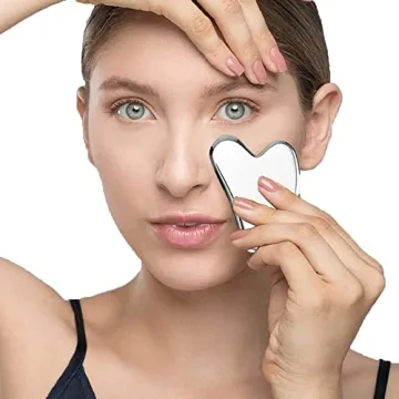 AURUZA Gua Sha Facial Tool for Lymphatic Drainage