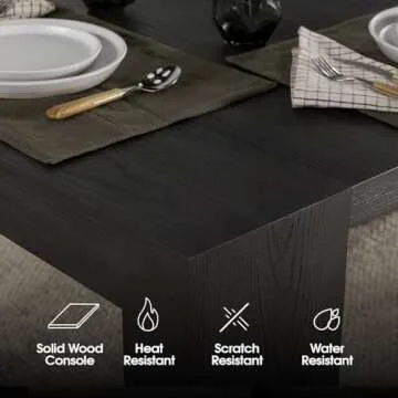 Transformer Extendable Dining Room Table for 2 to 12