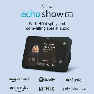 Echo Show 8 (3rd Gen, 2023) - Smart Hub with Alexa