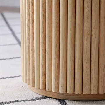 BAYCHEER Round Pedestal Casual Table Simplicity Style Dining Room Home Furniture - Wood 31.5" L x 31.5" W x 29.5" H (Table Only)