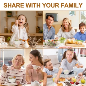 Vintage Glass Dessert Bowls Set - Perfect for All Occasions