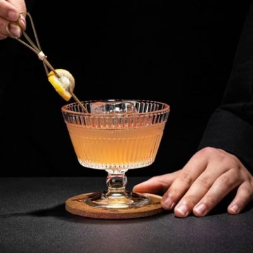 Vintage Glass Dessert Bowls Set - Perfect for All Occasions