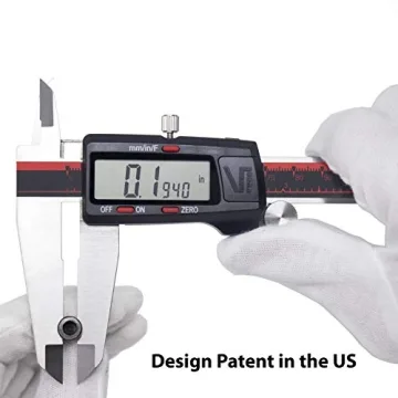 VINCA Digital Caliper DCLA-1205, Accurate Stainless Steel Tool