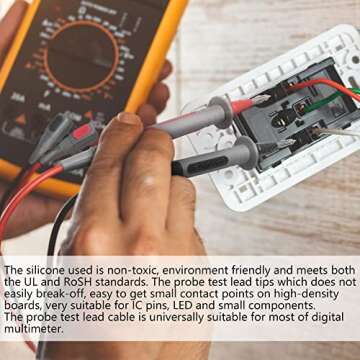 HandsKit Electrical Multimeter Test Lead Kit for Accurate Testing