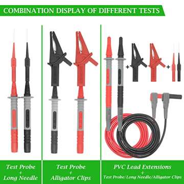 HandsKit Electrical Multimeter Test Lead Kit for Accurate Testing