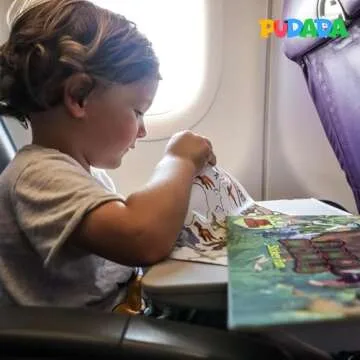 Reusable Puffy Sticker Book for Kids – 95+ Farm, Dinosaur & Ocean Animal Stickers, Road Trip Travel Toys for Toddlers 2-5, Airplane Quiet Activities, Busy Book for Boys & Girls, Montessori Learning Gift