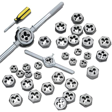 NEIKO 76-Piece SAE and Metric Tap and Die Set